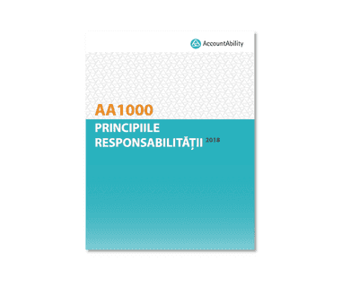 AccountAbility Releases Additional Translation of the AA1000 AccountAbility Principles (AA1000AP, 2018) in Romanian card image